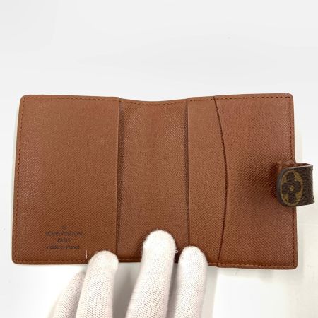  LOUIS VUITTON ルイヴィトン モノグラム アジェンダ ミニ 手帳カバー R20007 ブラウン