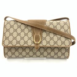 〇〇 GUCCI グッチ オールドグッチ GG GG柄 ショルダーバッグ ベージュ x ブラウン 現状渡し ジャンク品 Dランク