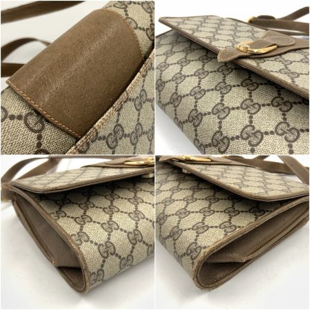  GUCCI グッチ オールドグッチ GG GG柄 ショルダーバッグ ベージュ x ブラウン 現状渡し ジャンク品
