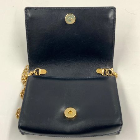  Ferragamo フェラガモ ガンチーニ チェーン ショルダーバッグ AQ214732 ブラック 現状渡し ジャンク品