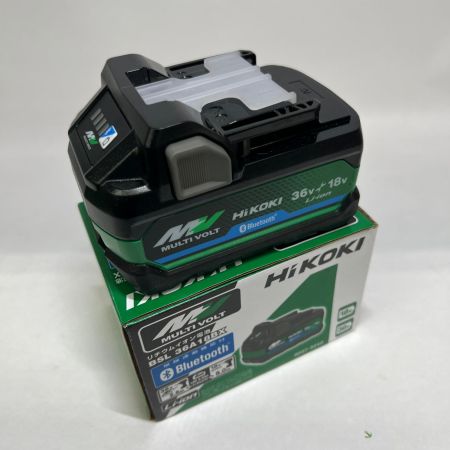  HiKOKI ハイコーキ Bluetooth付き第2世代マルチボルト蓄電池 36V 2.5Ah/18V 5.0Ah BSL36A18BX 未使用品