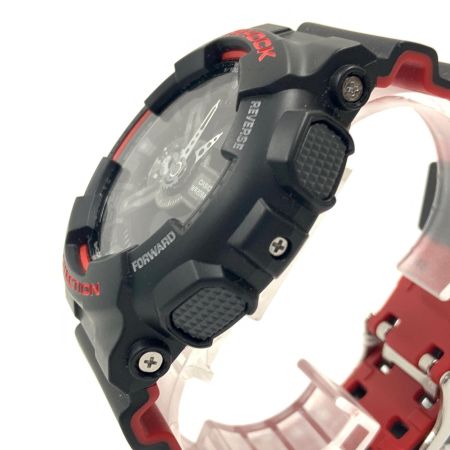  CASIO カシオ Gショック ブラック＆レッドシリーズ 海外モデル クォーツ 腕時計 GA-110HR-1ADR
