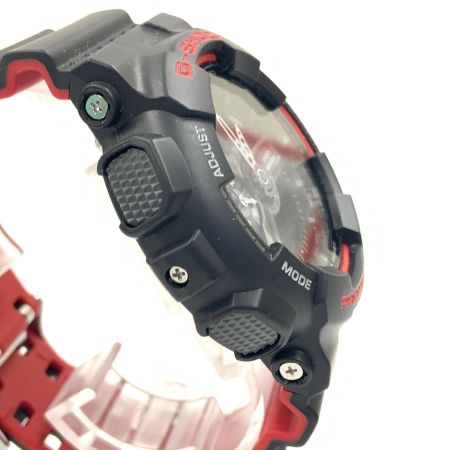  CASIO カシオ Gショック ブラック＆レッドシリーズ 海外モデル クォーツ 腕時計 GA-110HR-1ADR