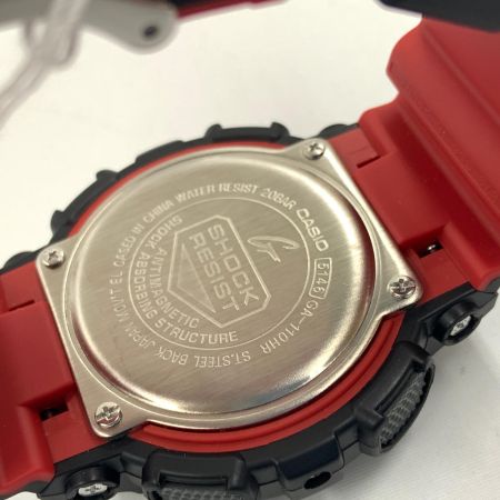 CASIO カシオ Gショック ブラック＆レッドシリーズ 海外モデル クォーツ 腕時計 GA-110HR-1ADR