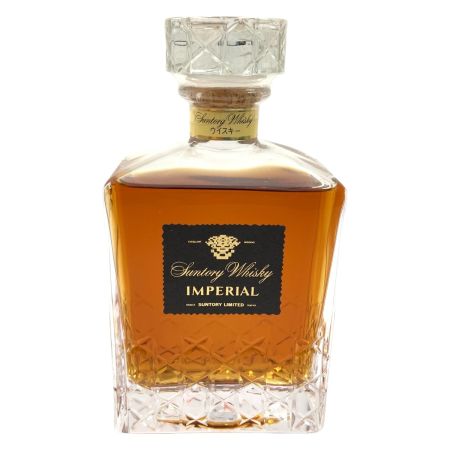 【北海道内限定発送】 SUNTORY サントリー IMPERIAL インペリアル カガミクリスタル ウィスキー 600ml 43度 未開栓