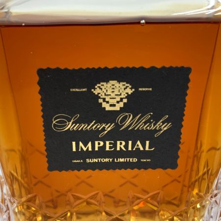 【北海道内限定発送】 SUNTORY サントリー IMPERIAL インペリアル カガミクリスタル ウィスキー 600ml 43度 未開栓