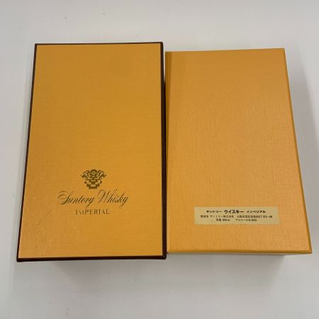 【北海道内限定発送】 SUNTORY サントリー IMPERIAL インペリアル カガミクリスタル ウィスキー 600ml 43度 未開栓