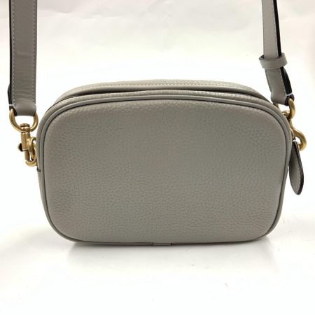 COACH コーチ レザー カメラバッグ ショルダーバッグ CC386 ライトグレー