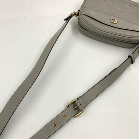 COACH コーチ レザー カメラバッグ ショルダーバッグ CC386 ライトグレー