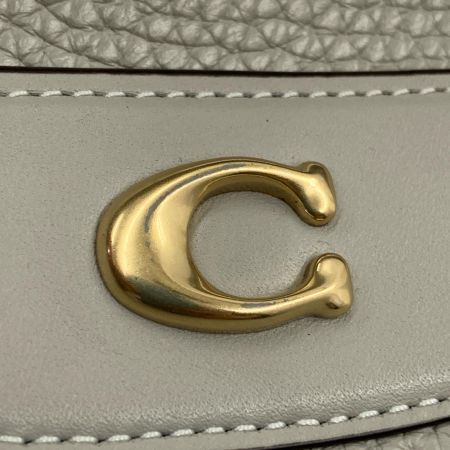 COACH コーチ レザー カメラバッグ ショルダーバッグ CC386 ライトグレー