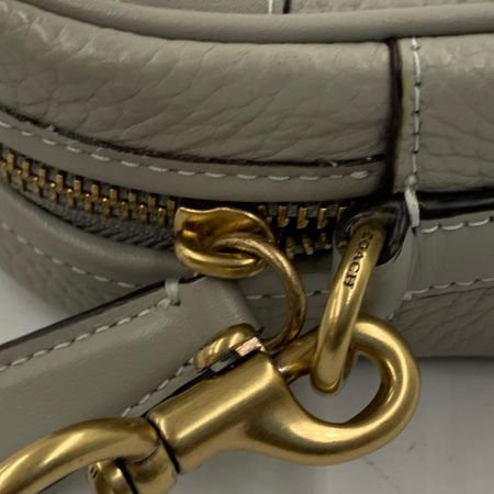 COACH コーチ レザー カメラバッグ ショルダーバッグ CC386 ライトグレー