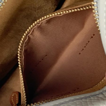 COACH コーチ レザー カメラバッグ ショルダーバッグ CC386 ライトグレー
