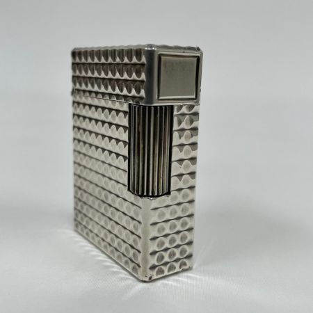 S.T.Dupont エステーデュポン ライン1  ショート ガスライター 着火確認済  シルバー