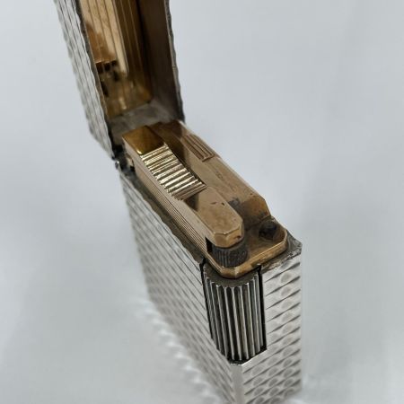 S.T.Dupont エステーデュポン ライン1  ショート ガスライター 着火確認済  シルバー
