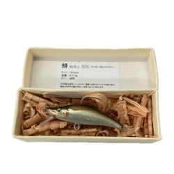 〇〇 鱒moku マスモク 銀黒 ルアー ミノー 50S 未使用品 Sランク