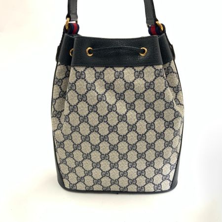  GUCCI グッチ GG GGスプリーム シェリーライン オールドグッチ ショルダーバッグ 41.02.034 ネイビー 現状渡し ジャンク品