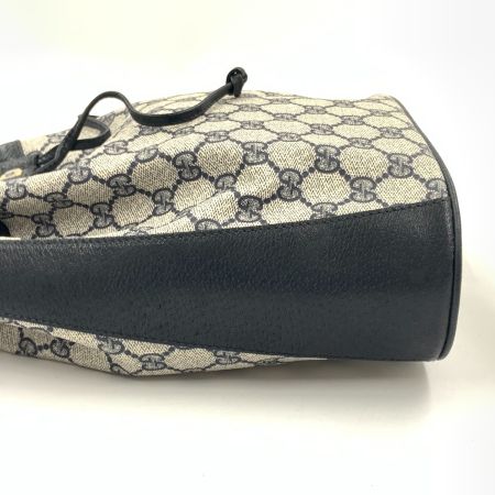  GUCCI グッチ GG GGスプリーム シェリーライン オールドグッチ ショルダーバッグ 41.02.034 ネイビー 現状渡し ジャンク品