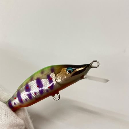  鱒moku マスモク チャートライムバックパープルアマゴOB ルアー ミノー 50S 未使用品