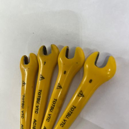  TOTSU 絶縁工具 TOTSU 7.8.13.17.19各2本セット 程度C AC100V イエロー