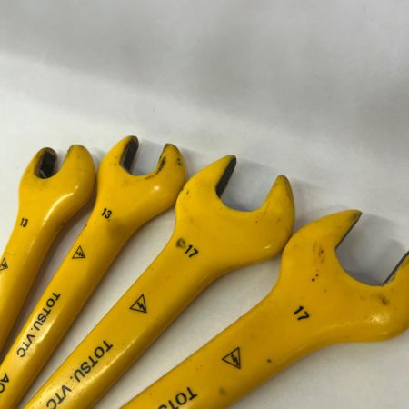  TOTSU 絶縁工具 TOTSU 7.8.13.17.19各2本セット 程度C AC100V イエロー