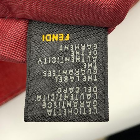  FENDI フェンディ ズッキーノ ワンショルダーバッグ バッグ  2370-BBR465-LXT-049 レッド x ベージュ 現状渡し