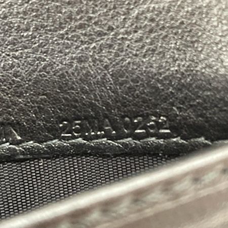  Christian Dior クリスチャンディオール レディース カードケース パテント カナージュ 25MA0178 ブラック