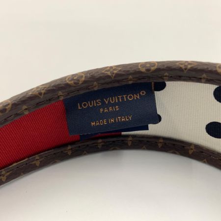  LOUIS VUITTON ルイヴィトン ヘッドバンド マインドフル カチューシャ  M77394 ホワイト x ブラウン