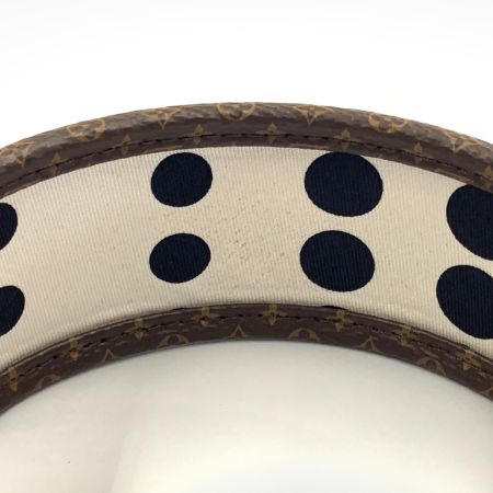  LOUIS VUITTON ルイヴィトン ヘッドバンド マインドフル カチューシャ  M77394 ホワイト x ブラウン
