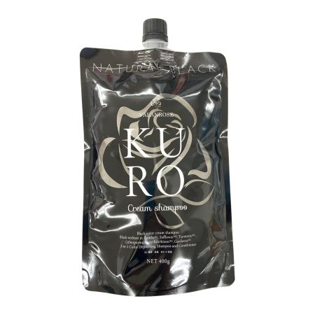  VALANROSE バランローズ KUROクリームシャンプー ナチュラルブラック 400g 未開封品