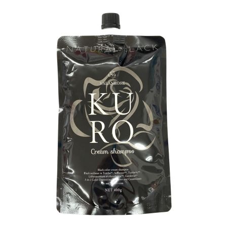  VALANROSE バランローズ KUROクリームシャンプー ナチュラルブラック 400g 未開封品