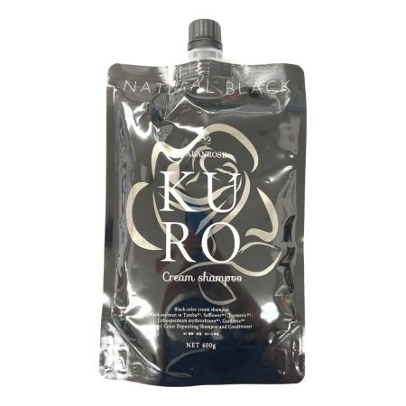  VALANROSE バランローズ KUROクリームシャンプー ナチュラルブラック 400g 未開封品