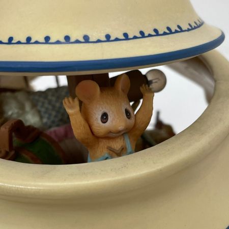  ENESCO エネスコ オルゴール Teapot ティーポット バンガロー ネズミの家族
