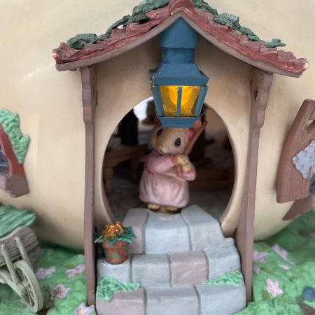  ENESCO エネスコ オルゴール Teapot ティーポット バンガロー ネズミの家族