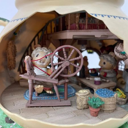  ENESCO エネスコ オルゴール Teapot ティーポット バンガロー ネズミの家族