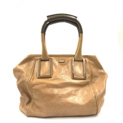 〇〇 Chloe クロエ レザー エテル ハンドバッグ トートバッグ ベージュ 現状渡し  Cランク