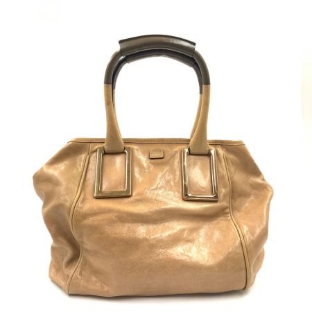  Chloe クロエ レザー エテル ハンドバッグ トートバッグ ベージュ 現状渡し 
