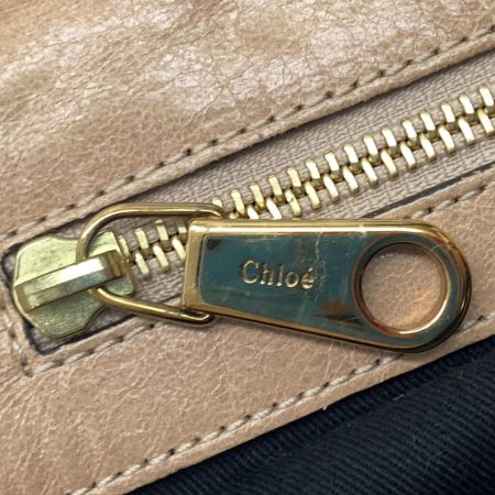  Chloe クロエ レザー エテル ハンドバッグ トートバッグ ベージュ 現状渡し 