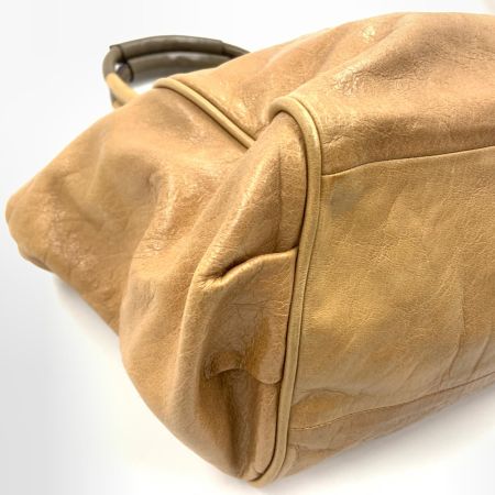  Chloe クロエ レザー エテル ハンドバッグ トートバッグ ベージュ 現状渡し 