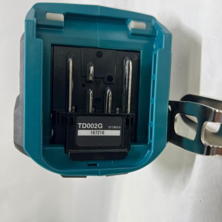  MAKITA マキタ 充電式インパクトドライバ 40Vmax2.5Ah バッテリ2本・充電器・ケース付 TD002GRDX ブルー 未使用品