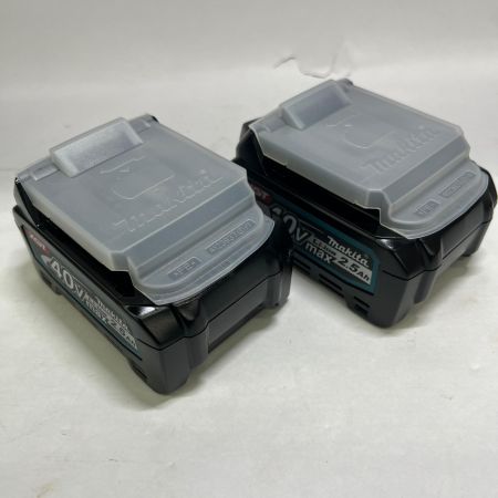  MAKITA マキタ 充電式インパクトドライバ 40Vmax2.5Ah バッテリ2本・充電器・ケース付 TD002GRDX ブルー 未使用品