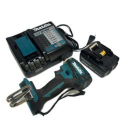 〇〇 MAKITA マキタ 充電式インパクトドライバ 18V 6Ah バッテリ1本(充電回数78回） 充電器 付 TD172DRGX ブルー 程度Ｂ Bランク