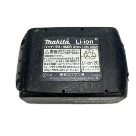  MAKITA マキタ 充電式インパクトドライバ 18V 6Ah バッテリ1本(充電回数78回） 充電器 付 TD172DRGX ブルー 程度Ｂ