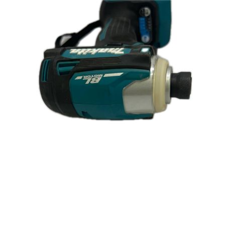  MAKITA マキタ 充電式インパクトドライバ 18V 6Ah バッテリ1本(充電回数78回） 充電器 付 TD172DRGX ブルー 程度Ｂ