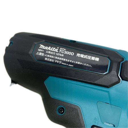  MAKITA マキタ 充電式圧着機 充電器・充電池1個・ケース付 コードレス式 18v 6.0Ah TC300DRG 未使用品