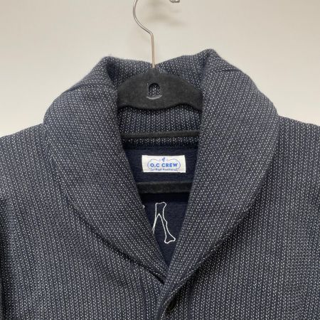 O.C CREW オーシークルー メンズ ジャケット ヘリンボーン柄 sizeXL ネイビー