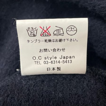 O.C CREW オーシークルー メンズ ジャケット ヘリンボーン柄 sizeXL ネイビー