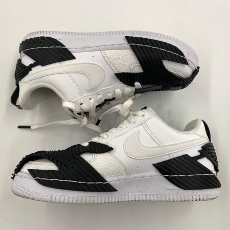  NIKE ナイキ NDSTRKT AIR FORCE 1 WHITE BLACK  23.5cm スニーカー  ホワイト x ブラック