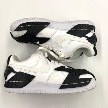  NIKE ナイキ NDSTRKT AIR FORCE 1 WHITE BLACK  23.5cm スニーカー  ホワイト x ブラック