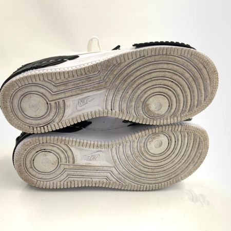  NIKE ナイキ NDSTRKT AIR FORCE 1 WHITE BLACK  23.5cm スニーカー  ホワイト x ブラック
