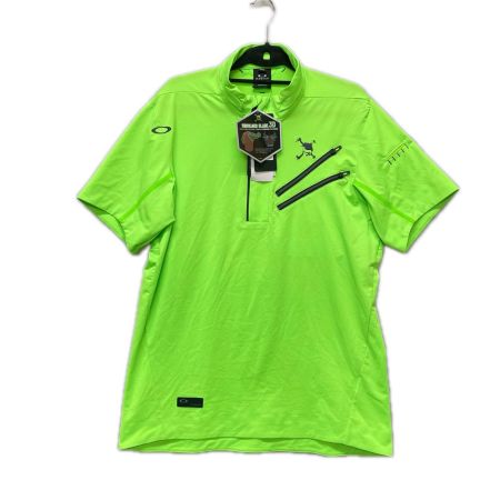 OAKLEY スポーツウェア Skull Revolve 3D Mock Shirt sizeXL FOA403515 Neon Green